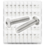 Metric Stainless A2-70 Button Socket Head Cap Screws - 1510 PCS