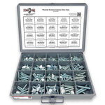 Spade Type Thumb Screws Zinc Clear Assortment - 325 PCS