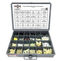 Inch and Metric Nylon Nuts and Grommets Assortment - 296 PCS