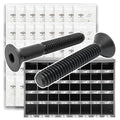 Metric Class 12.9 Flat Socket Head Cap Screws - 1511 PCS