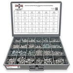 Aluminum and Steel Multi-Grip, Closed-End, & Oversized Head Rivets Assortment - 2026 PCS