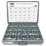 Inch Grade 5 Hex Cap Screws, Hex Nuts, Flat & Lock Washers - 1147 PCS