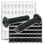 Metric Class 12.9 Button Socket Head Cap Screws - 1511 PCS