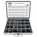 Nylon Push Type Retainers with Drive Pins Assortment - 160 PCS