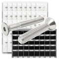 316 Stainless Steel Flat Head Socket Cap Screws - 1656 PCS