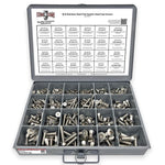 18-8 Stainless Steel Flat Socket Head Cap Screws Coarse Thread - 453 pcs