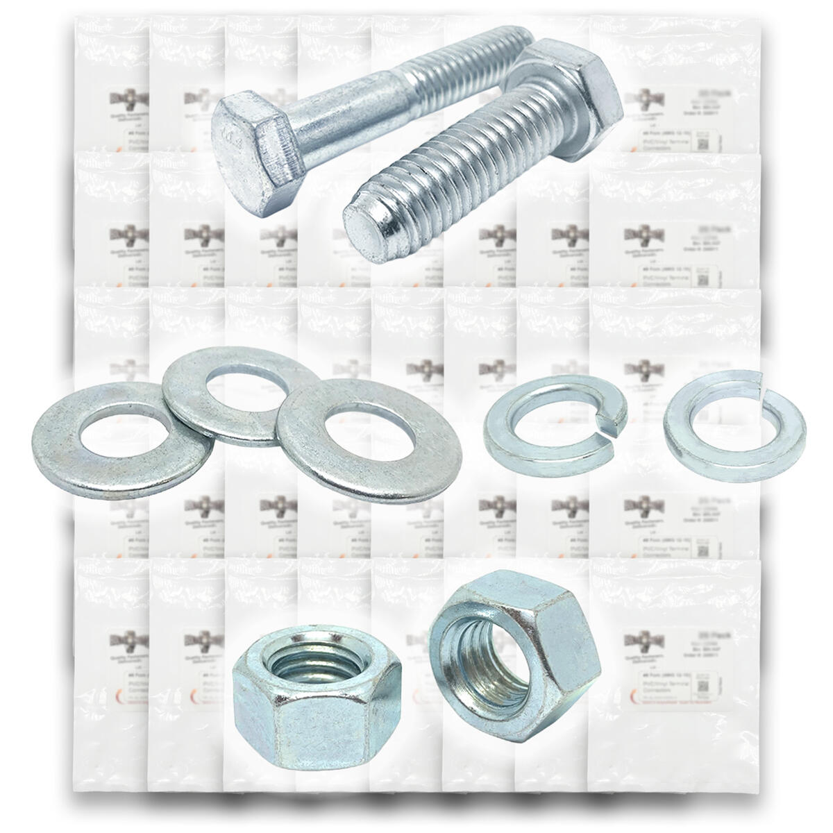 Metric Class 10.9 Coarse Hex Cap Screws, Hex Nuts, Flat & Lock Washers - 2011 PCS