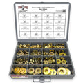 Grade 8 SAE & USS Flat Washers Zinc Yellow - 561 pcs