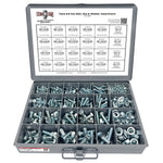Metric Class 8.8 Hex Cap Screws, Hex Nuts, Flat & Lock Washers - 575 PCS