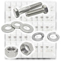 Inch 316 Stainless Steel Hex Cap Screws, Nuts & Washers - 1146 PCS