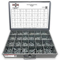 Dome Head Blind Pop Rivets Steel/Steel Mandrel Zinc Clear Assortment - 2036 PCS