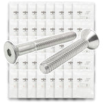 Metric Stainless A4-70 Flat Head Socket Cap Screws  - 1510 PCS
