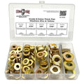 Inch Grade 8 SAE Extra Thick Flat Washer Assortment - 168 PCS