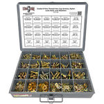 Inch Grade 8 Fine Hex Cap Screws, Nylon Nuts, Flat & Lock Washers - 574 PCS