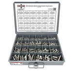Inch 18-8 Stainless Steel Allen Button Head Socket Cap Screws Bolts Assortment - 453 PCS