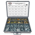 Inch & Metric Grade 8 Hex Nut, Flat & Lock Washer Assortment - 1151 PCS