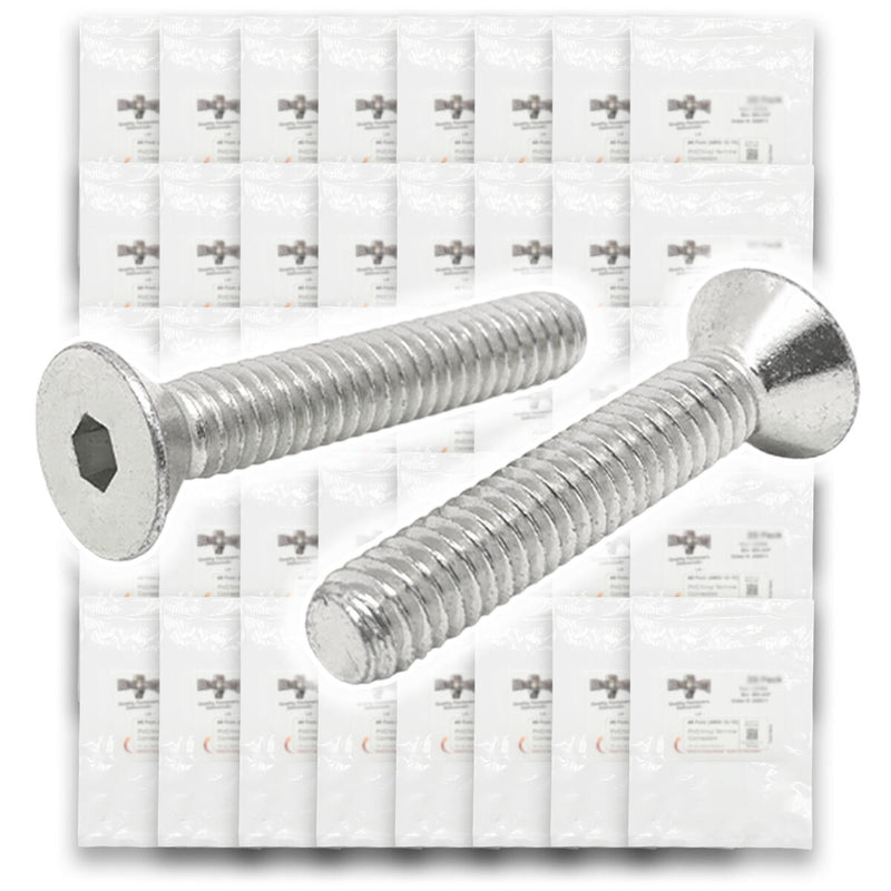 Metric A4-70 Stainless Steel Flat Socket Screws - 608 PCS
