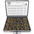 Inch Grade 8 Hex Flange Frame Bolts & Lock Nuts Yellow Assortment - 352PCS