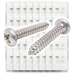 316 Stainless Phillips Pan Head Sheet Metal Self Tapping Screws Assortment - 1395 PCS