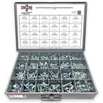 Metric Class 10.9 JIS Hex Flange Frame Bolts & Serrated Nuts Assortment M6-M10 763 PCS