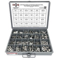 Inch & Metric Stainless Steel Hex Nut, Lock Washer and Flat Washer Assortment - 1141 PCS