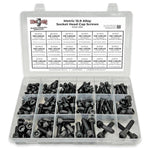 Metric 12.9 Alloy Allen Socket Head Cap Screws Bolts Black Oxide Assortment - 211 PCS