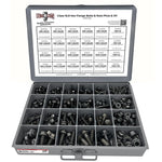 Metric Class 10.9 Hex Flange Frame Bolts & Nuts Assortment Phos & Oil - 370 PCS