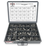 Inch 316 Stainless Hex Cap Screws, Hex Nuts, Flat & Lock Washers - 574 PCS