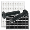 Alloy Button Socket Head Cap Screws Black Oxide- 1656 PCS