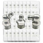 Inch and Metric Steel Zinc Clear Zerks Grease Fittings - 550 PCS