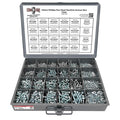 Metric Phillips Pan Head Machine Screws, Nuts, Flat & Lock Washers Zinc - 3371 PCS
