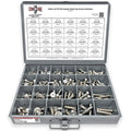 Metric A2-70 Stainless Steel Flat Socket Screws - 609 PCS