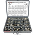 Inch Stainless Steel Serrated Hex Flange Bolts & Lock Nuts Assortment - 371 PCS