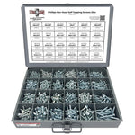 Phillips Pan Head Sheet Metal Self Tapping Screws Assortment - 1421 PCS