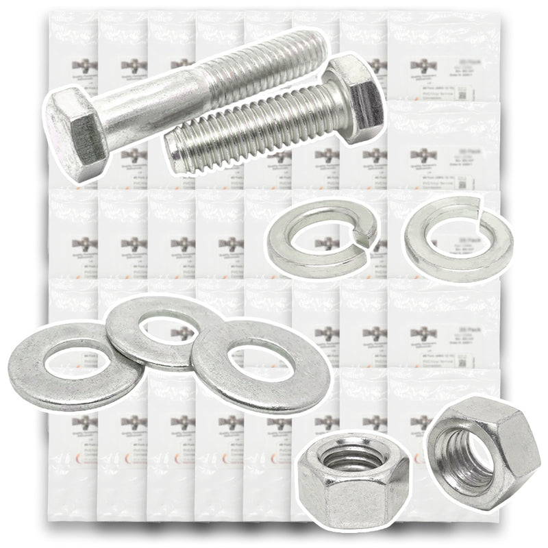 Inch 316 Stainless Hex Cap Screws, Hex Nuts, Flat & Lock Washers - 2011 PCS