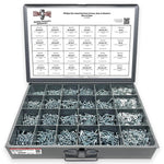 Inch Phillips Pan Head Machine Screws, Hex Nuts, Flat & Lock Washers - 7111 PCS
