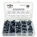 Grade 8 Hex Top Locking Flange Nuts Phos & Oil - 80 PCS