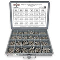 18-8 Stainless Steel Phillips Pan Head Sheet Metal Self Tapping Screws Assortment - 1396 PCS