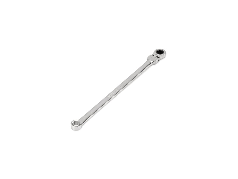 3/8 Inch Long Fixed/Flex Head 12-Point Ratcheting Box End Wrench