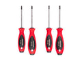 Phillips and Slotted Screwdriver Set - 4 Inch Shanks, 4-Piece (#1-#2, 5.5-6.5 mm)