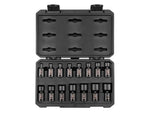3/8 Inch Drive Shallow 6-Point Universal Joint Impact Socket Set with Case, 15-Piece (1/4 - 1 in.)