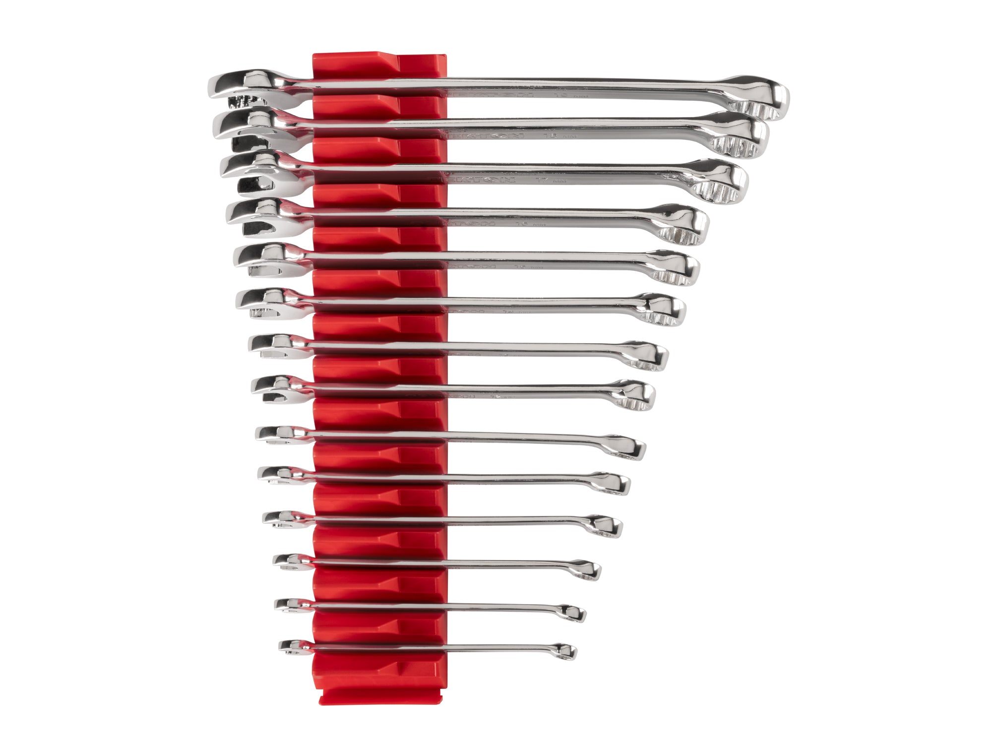 Combination Wrench Set with Modular Organizers, 14-Piece (6-19 mm)
