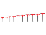 Ball End Hex T-Handle Key Set, 10-Piece (2 - 10 mm)