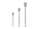 1/4, 3/8, 1/2 Inch Drive Ratchet Set (3-Piece)