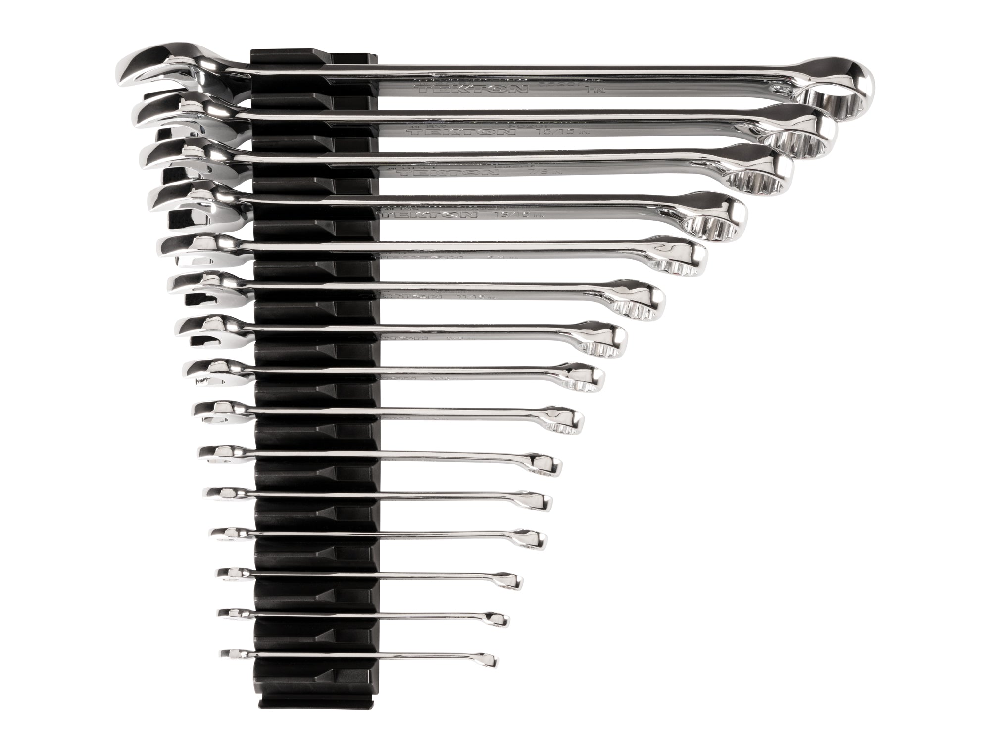 Combination Wrench Set with Modular Organizers, 15-Piece (1/4-1 in.)