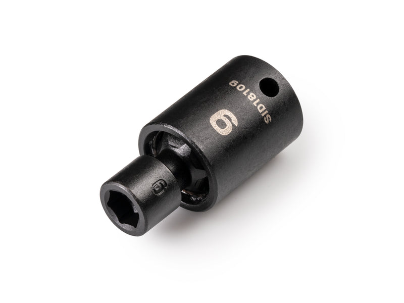 3/8 Inch Drive x 9 mm Shallow 6-Point Universal Joint Impact Socket