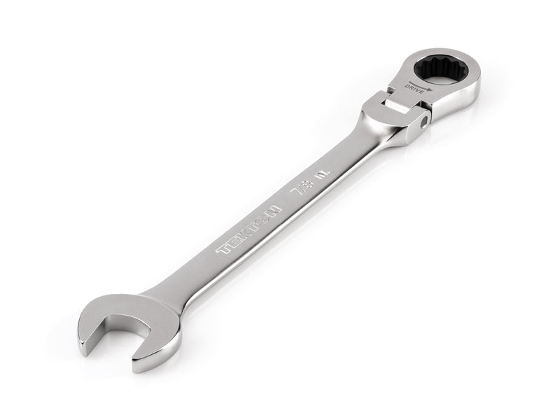 7/8 Inch Flex Head 12-Point Ratcheting Combination Wrench
