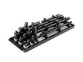 1/4, 3/8, 1/2 Inch Drive Impact Extension and Accessory Set with Rails and Tray (17-Piece)