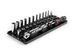 1/4 Inch Drive Shallow and Deep 6-Point Socket and Ratchet Set with Rails and Tray, 29-Piece (5/32 - 9/16 in.)