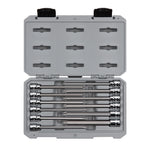 3/8 Inch Drive Long Torx Bit Socket Set with Case, 12-Piece (T10 - T60)